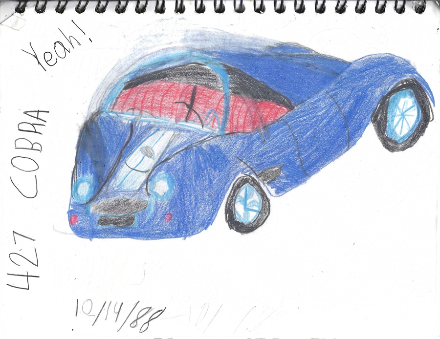 Drawing of a Cobra 427